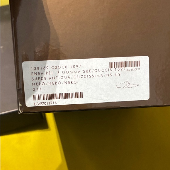 Authentic used Gucci Beige and Brown Men's Shoes. - Picture 11 of 14